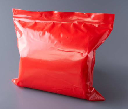 Пакет с замком Zip-Lock (Зип лок), 15х20 см, ультрапрочный, 100 мкм, красный металлик, 1000 шт.