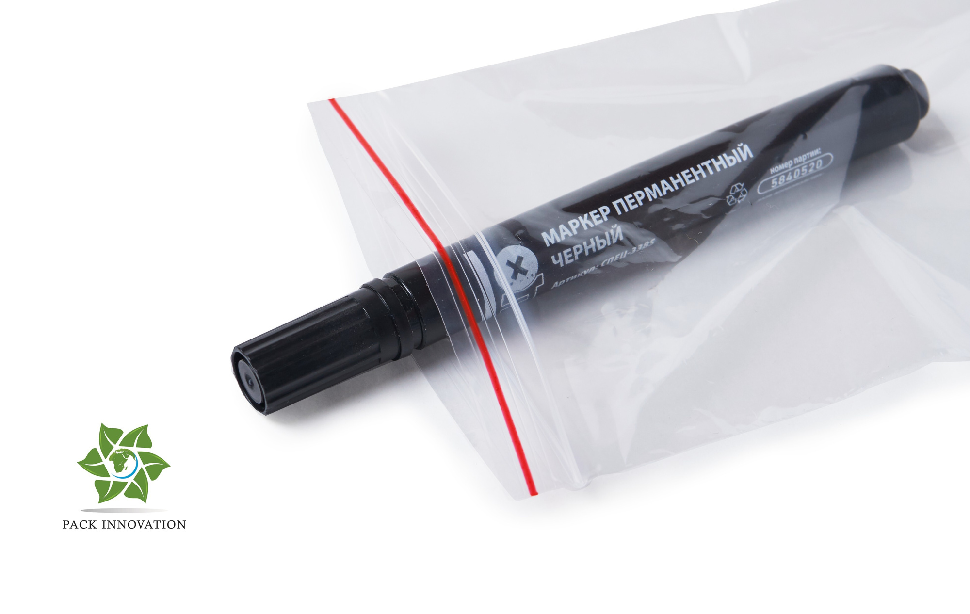 Пакет с замком Zip-Lock (Зип лок), 10х15 см, 40 мкм, 1000 шт.