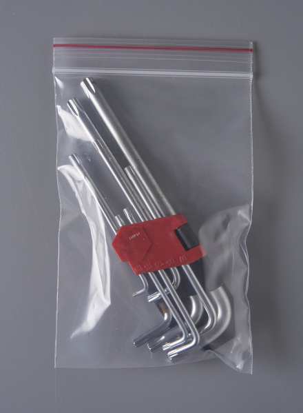 Пакет с замком Zip-Lock (Зип лок), 12х17 см, ультрапрочный, 100 мкм, 100 шт.