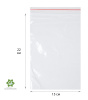 Пакет с замком Zip-Lock (Зип лок), 15х22 см, 35 мкм, 300 шт.