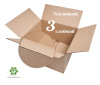 Коробка картонная, 25х22х15,5 см, Объем 8,5 л, 10 шт. (Гофрокороб, 250х220х155 мм )