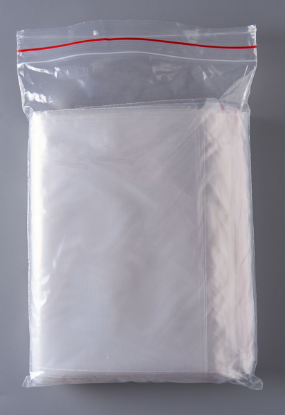 Пакет с замком Zip-Lock (Зип лок), 25х35 см, сверхпрочный, 60 мкм, 300 шт.