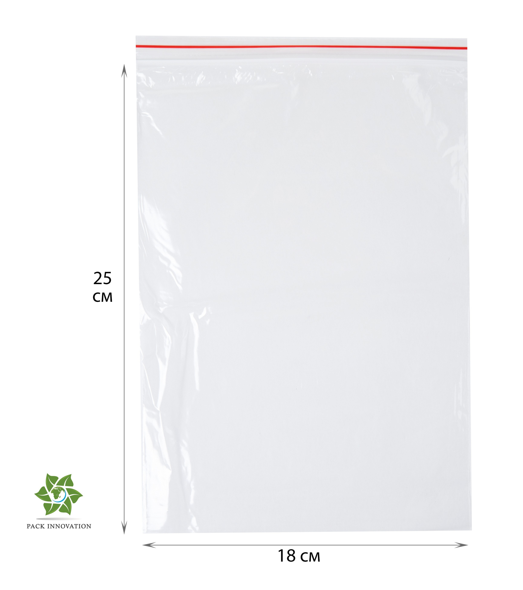 Пакет с замком Zip-Lock (Зип лок), 18х25 см, 35 мкм 500 шт.