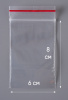 Пакет с замком Zip-Lock (Зип лок), 6х8 см, особопрочный, 80 мкм, 300 шт.